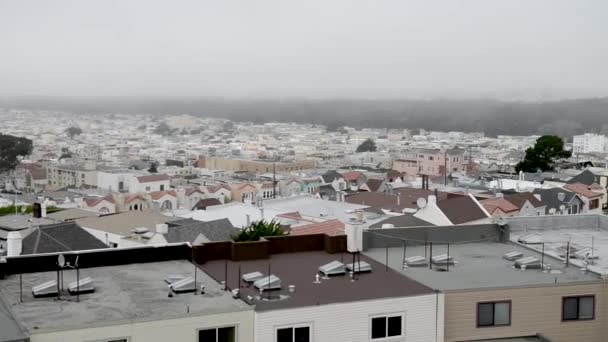 旧金山天际线的看法 加利福尼亚 — 图库视频影像
