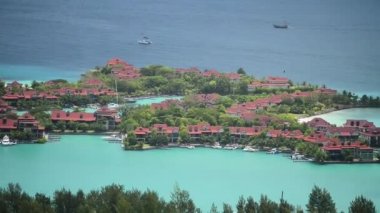 Cennet Adası, Seyşel Adaları Hava görünümünü şaşırtıcı doğa