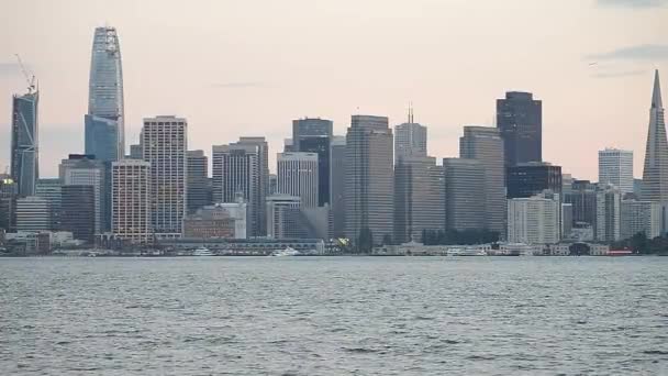 San Francisco Manzarası California Abd Hava Görünümünü Video — Stok video