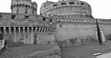 Roma, İtalya 'da Sant' Angelo Kalesi
