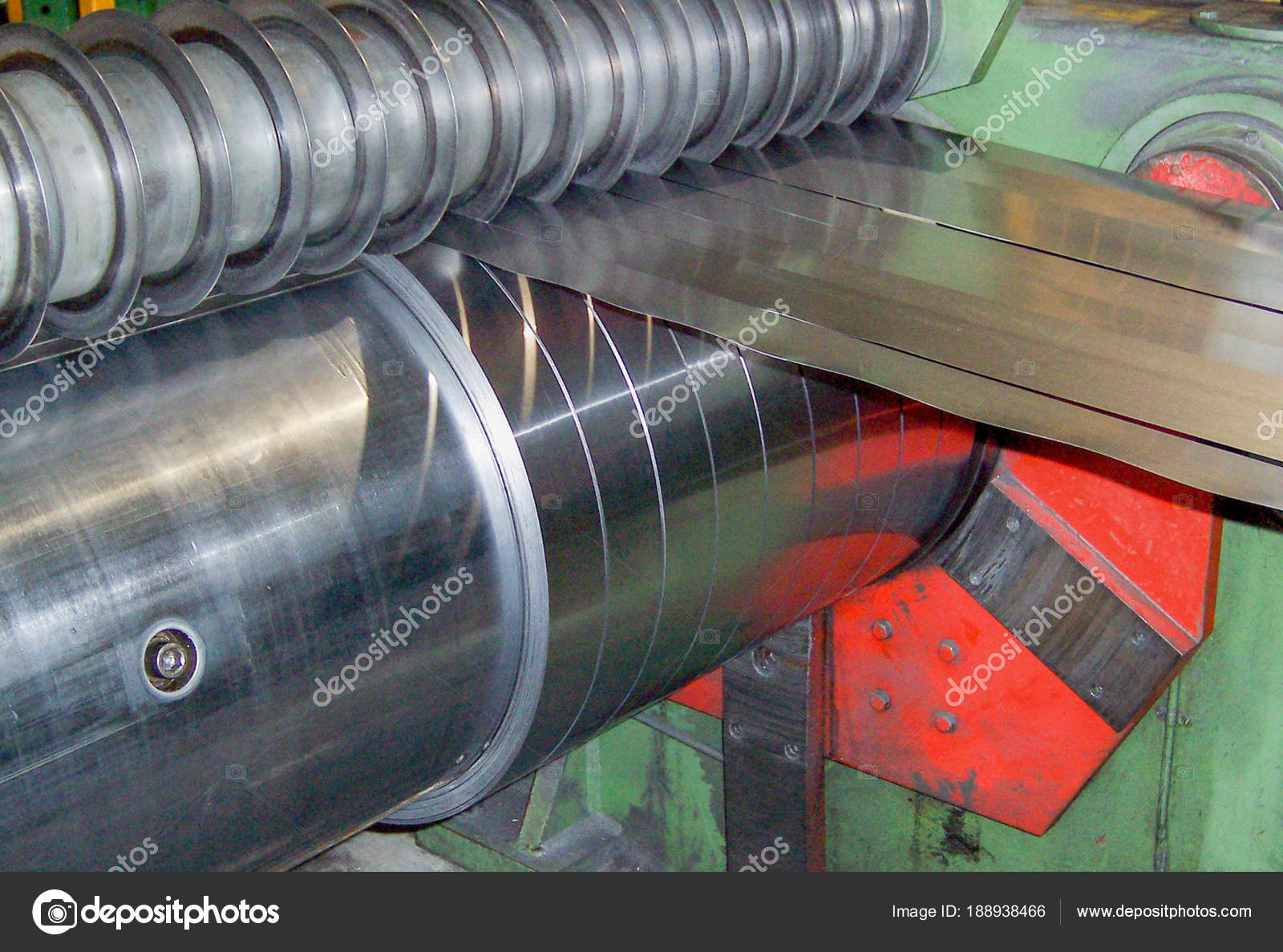 Metal Coils Plant Industrial Environment — Stock Photo © jovannig