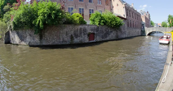 Arquitetura Cores Bruges Bélgica — Fotografia de Stock