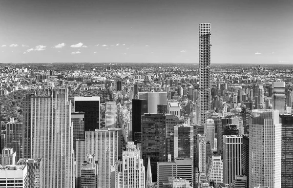 New York City October 2015 Aerial View Manhattan City Rooftop — Stock Photo, Image