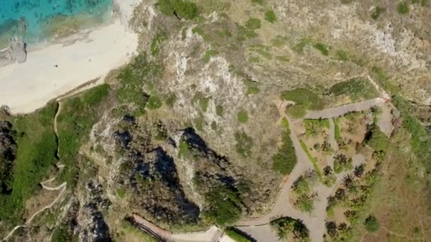 Capo Vaticano, Calabria - Italy. Amazing panoramic aerial view o — Stock Video