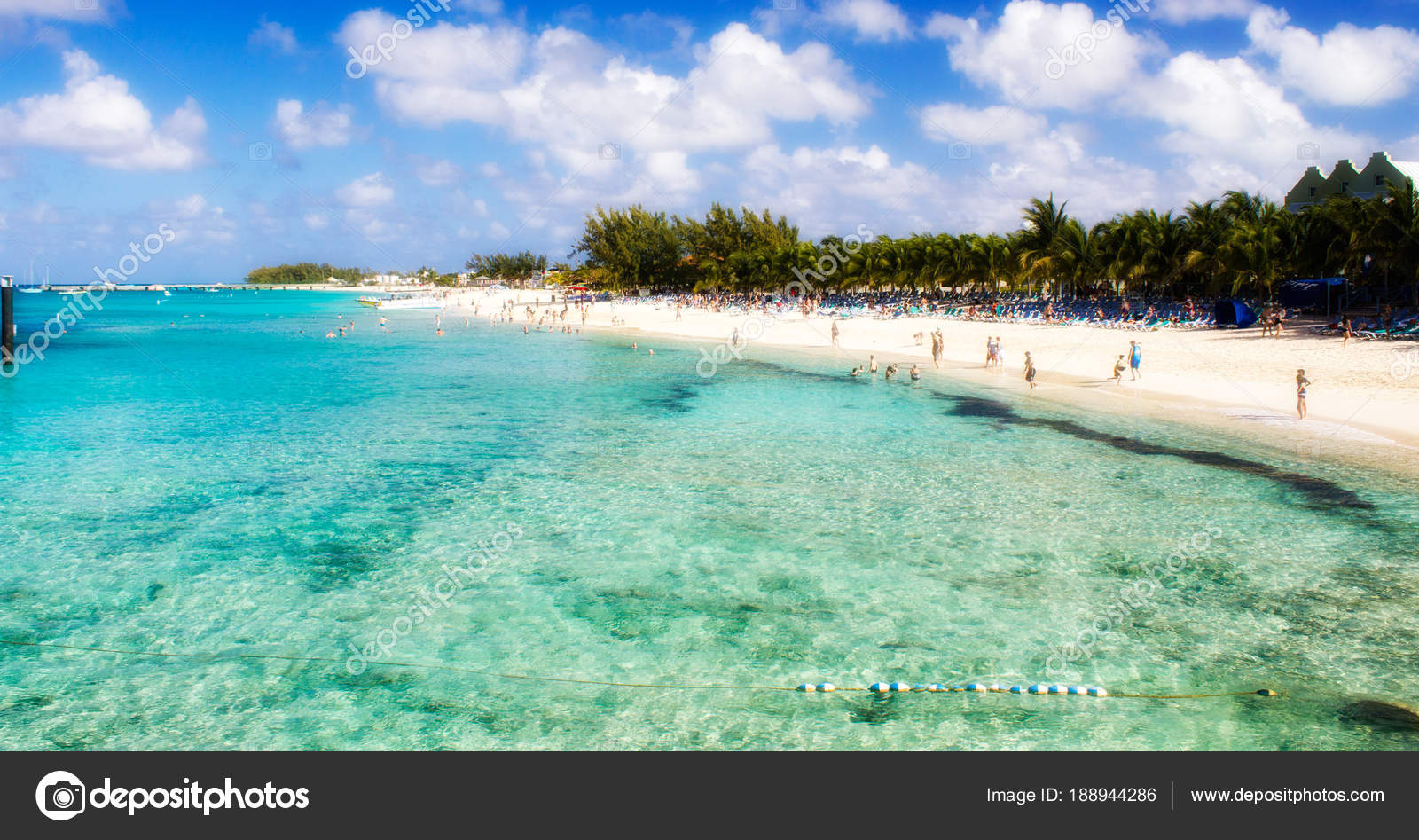 Couleurs Une Belle Plage Sable Fin Caraïbes Photographie