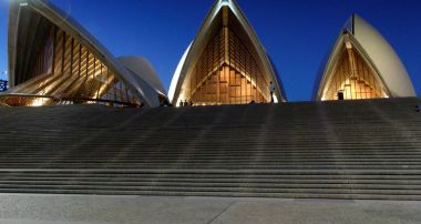 Sydney harbour, gece, yeni Güney Galler, Avustralya
