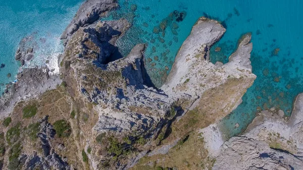 Schöne Luftaufnahme Von Capo Vaticano Kalabrien Italien — Stockfoto