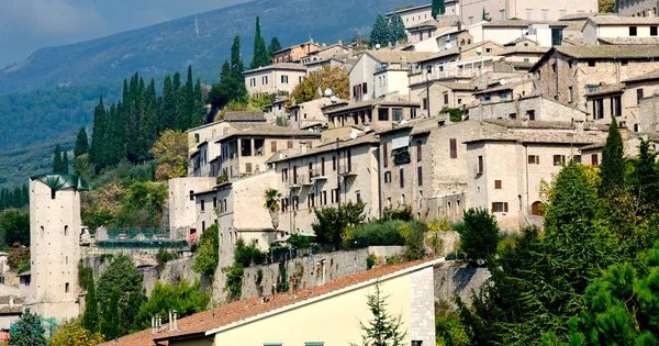Építészeti Részlet Spello Umbria Olaszország — Stock Fotó