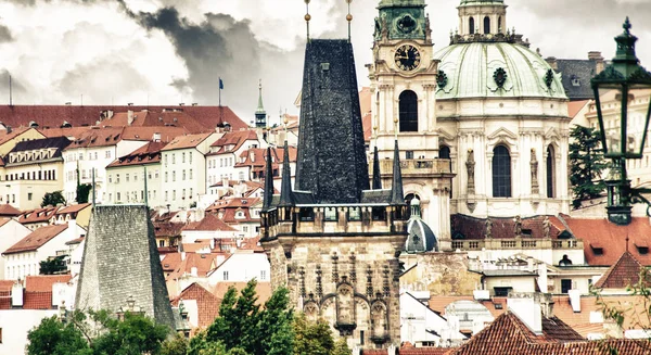 Prague Çek Cumhuriyeti Ortaçağ Avrupa Mimarisi — Stok fotoğraf
