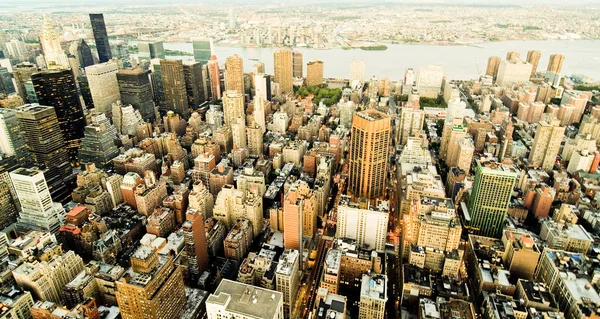 Ciudad Nueva York Noche Desde Empire State Building — Foto de Stock