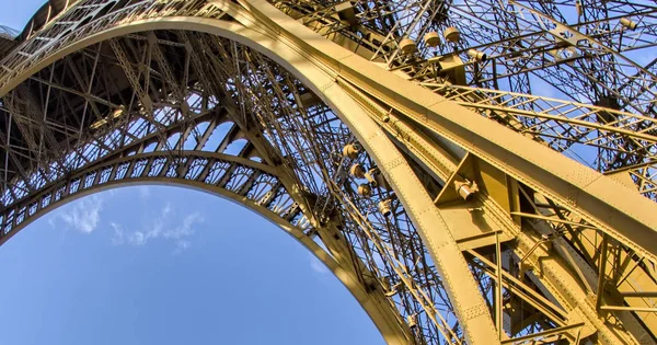 Paris Teki Champ Mars Yer Alan Eyfel Kulesi Tour Eiffel — Stok fotoğraf