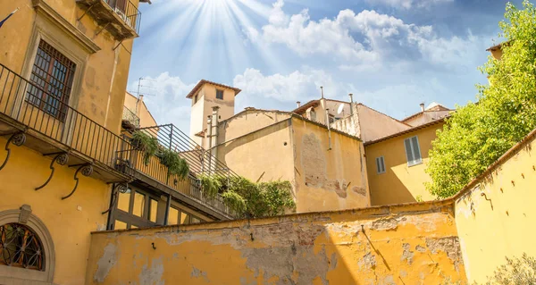 Ancient medieval homes of Florence in Tuscany - Italy