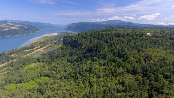 Vista Panorámica Aérea Del Desfiladero Del Río Columbia Estados Unidos —  Fotos de Stock