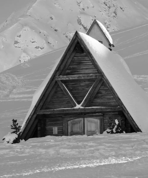 Paisagem Nevada Das Dolomitas Montanhas Durante Temporada Inverno Itália — Fotografia de Stock