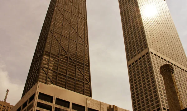 Lichten Kleuren Van Chicago Illinois — Stockfoto