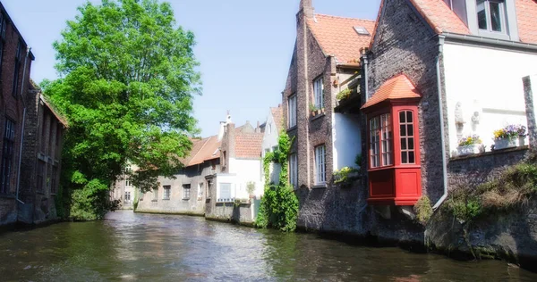 Kleuren Van Brugge Brugge Het Voorjaar België — Stockfoto