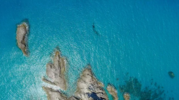 Güzel Hava Görünümünü Kıyı Şeridi Calabria Talya — Stok fotoğraf