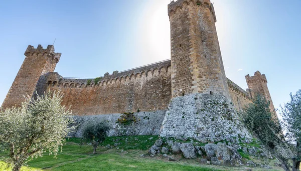 Montalcino Antigua Fortaleza Toscana —  Fotos de Stock