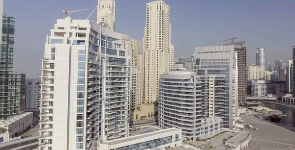 阿联酋 2016 鸟瞰滨海建筑物 迪拜每年吸引 1500 万游客 — 图库照片