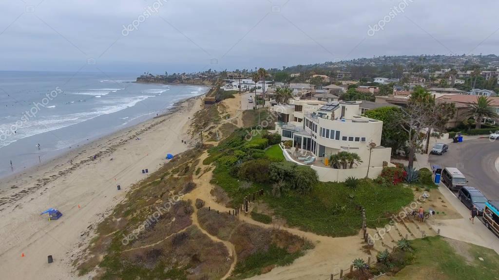 Jolla Palisades Park San Diego Aerial View — Stock Photo © jovannig