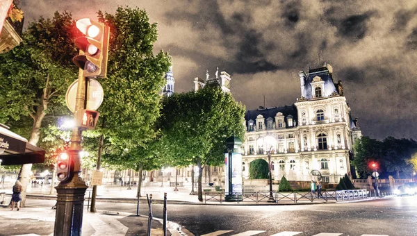 Paris Juni 2014 Blick Auf Das Hotel Ville Bei Sonnenuntergang — Stockfoto