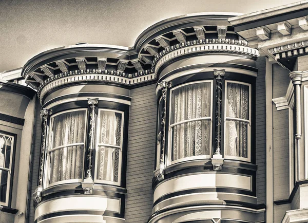 Architettura Domestica Classica Degli Edifici San Francisco California Stati Uniti — Foto Stock