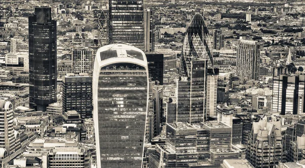 Légi Felvétel Londoni City Skyline — Stock Fotó