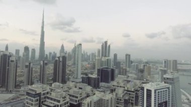 Gökdelenlerin Dubai Uae, Video havadan görünümü