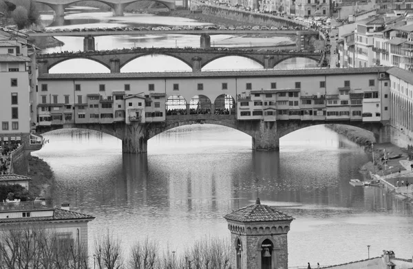 Vista Florencia Desde Colina Piazzale Michelangelo —  Fotos de Stock