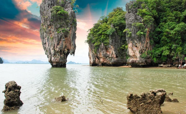 James Bond Island Rotsen Thailand — Stockfoto