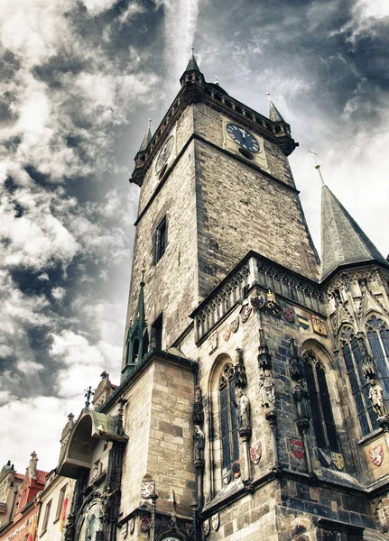 Arquitetura Medieval República Tcheca Durante Temporada Verão Europa — Fotografia de Stock