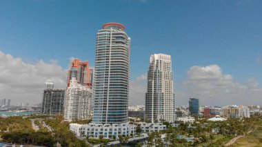 miami Beach, florida Güney pointe park.