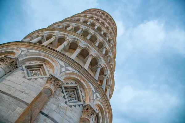 Пизанская Башня Ночью Тоскана — стоковое фото