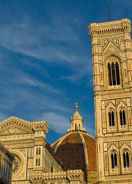 Kolory Piazza Duomo Florencji Włochy — Zdjęcie stockowe