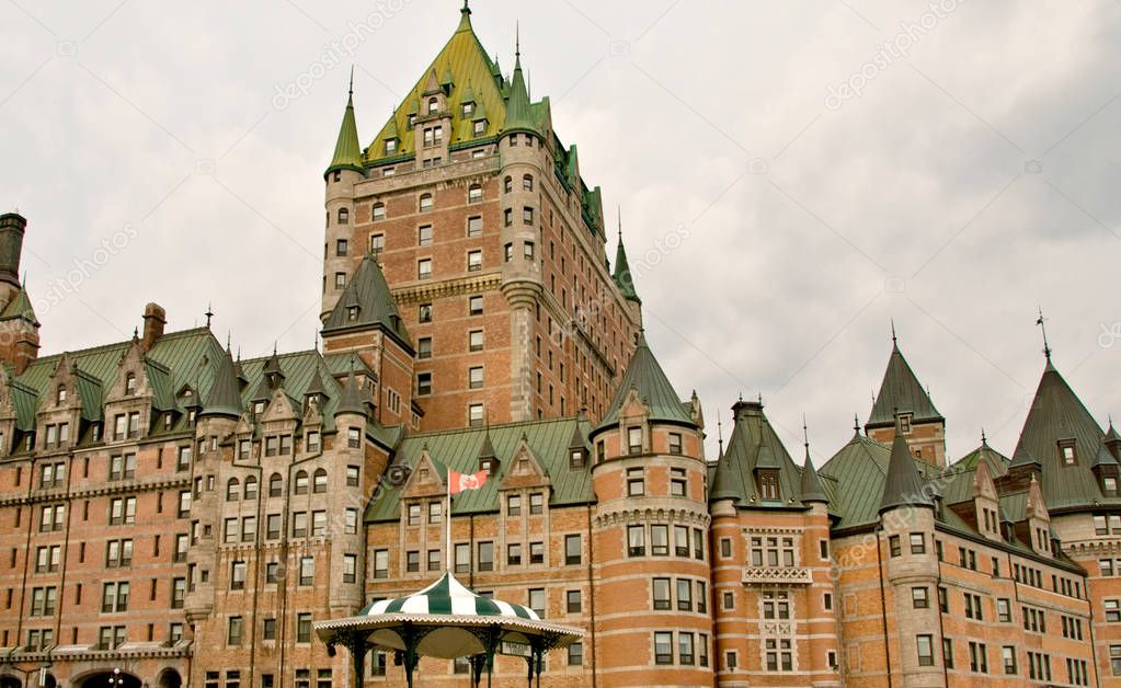 Chateau de Frontenac in Quebec, Canada