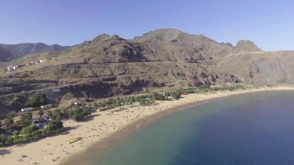 Playa de Las Teresitas, Tenerife — Vídeo de stock