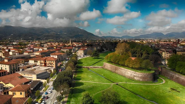 Vista Aérea Los Edificios Lucca Toscana —  Fotos de Stock