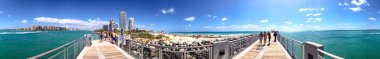 Güney Pointe Pier, panoramik Miami South Beach