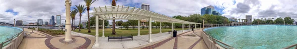 Panoramiczny Widok Park Przyjaźni Jacksonville Floryda — Zdjęcie stockowe