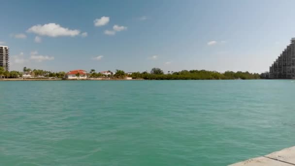 Miami Beach Nella Giornata Sole Florida Usa Video — Video Stock