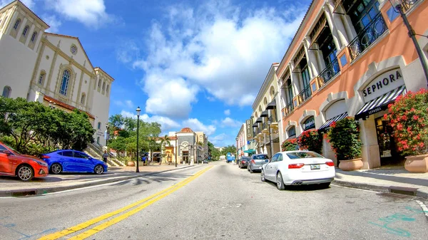 Palm Beach April 2018 도로를 팜비치는 플로리다에서 인기있는 — 스톡 사진