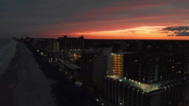 Günbatımı panoramik manzaraya Myrtle Beach