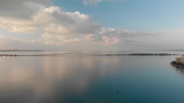 Belle Vue Sur Les Gratte Ciel Centre Ville Miami Île — Video