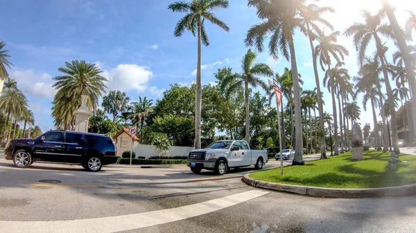 Palm Beach April 2018 Verkehr Auf Den Straßen Der Stadt — Stockfoto