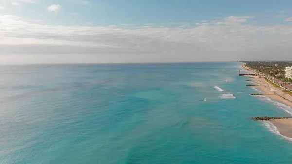 Palm Beach Havadan Görünümü Florida Kıyı Şeridi — Stok fotoğraf