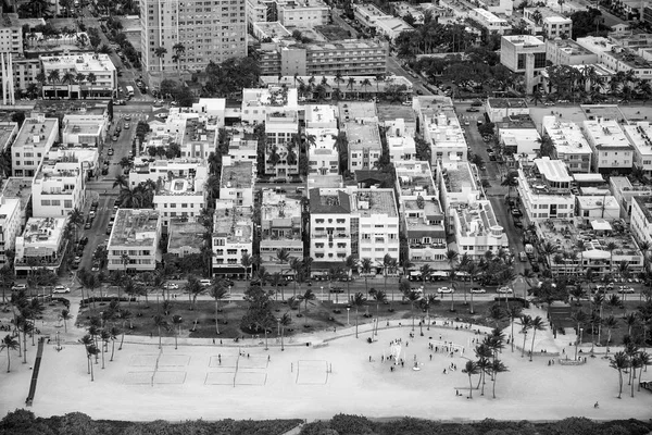 Miami Beach Březen 2018 Letecký Pohled Miami Beach Panorama Barevnými — Stock fotografie