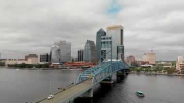 Jacksonville, Fl, video şaşırtıcı günbatımı hava manzarası 