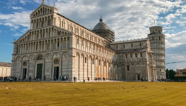 Detalii Despre Piața Miracolelor Din Pisa Într Însorită Toscana Italia — Fotografie, imagine de stoc