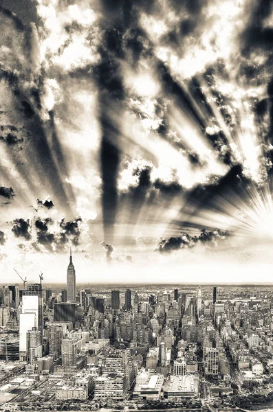 Superbe Vue Panoramique Sur New York États Unis — Photo