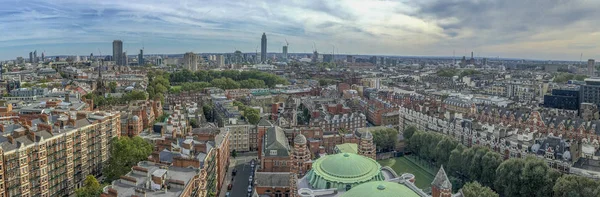 Красивий Панорамний Пташиного Польоту Лондон Будівель — стокове фото